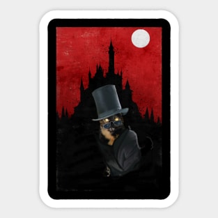 Vampire Cat Sticker